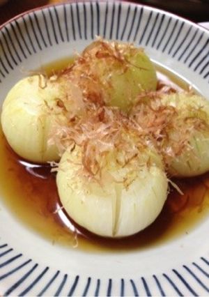 超簡単!レンジでおまかせ新玉ネギ蒸し!-レシピのメイン写真