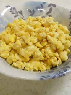豆腐の炒り卵-レシピのメイン写真