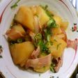 ベーコンとジャガイモの生姜煮