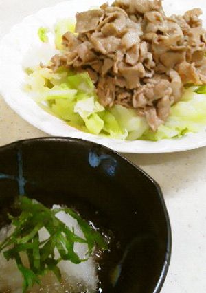 豚肉とキャベツのおろしポン酢つけ-レシピのメイン写真