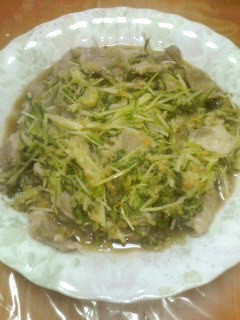 豚肉と水菜の生姜焼き(^^♪-レシピのメイン写真