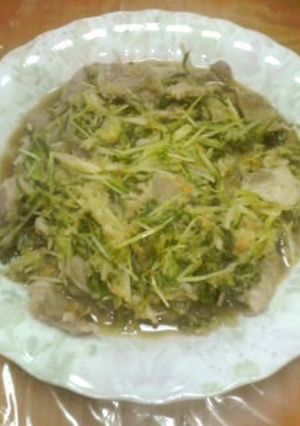 豚肉と水菜の生姜焼き(^^♪-レシピのメイン写真
