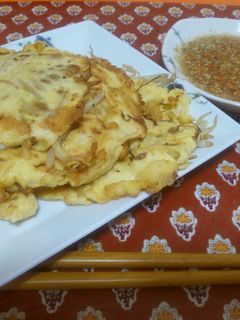 納豆ともやしのお焼き-レシピのメイン写真