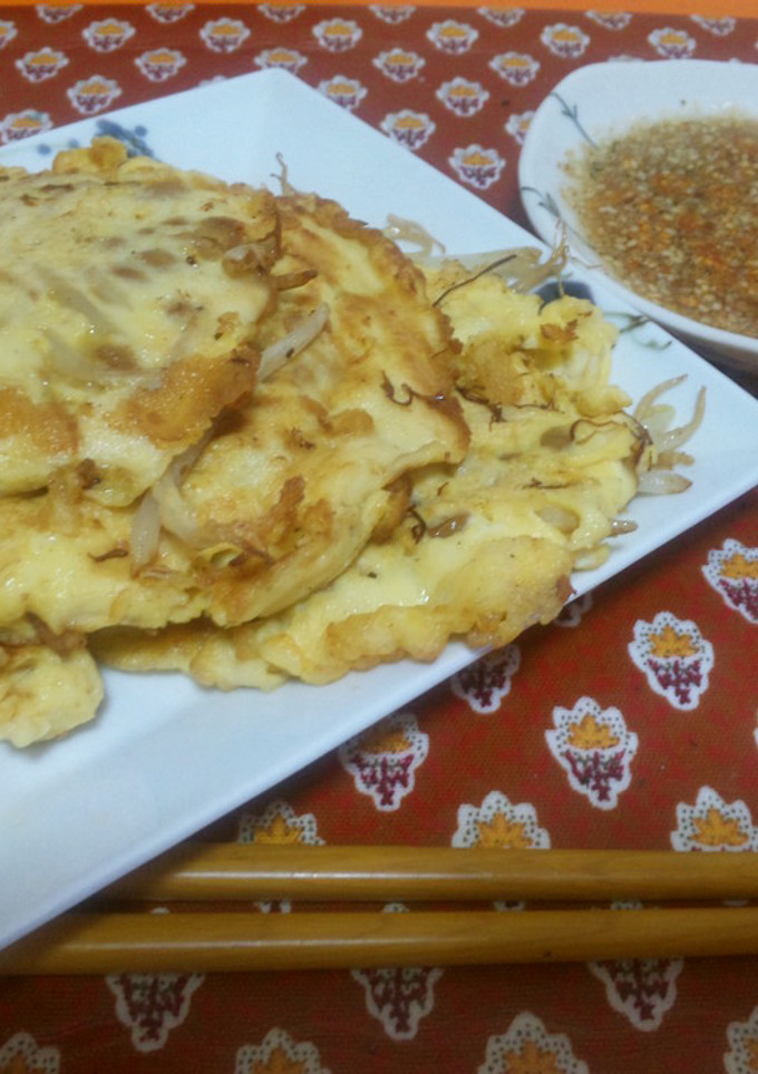 納豆ともやしのお焼き-レシピのメイン写真