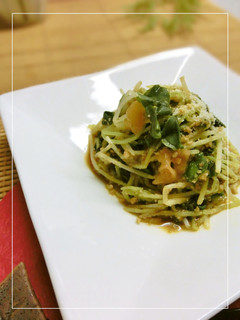 新芽の梅わさび海苔胡麻和え-レシピのメイン写真