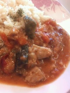 【ピリ辛】チキンのトマト煮込み-レシピのメイン写真