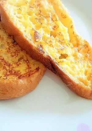 もちもち♪フランスパンのフレンチトースト-レシピのメイン写真