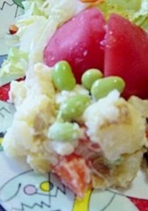 見た目爽やか☆枝豆ＩＮポテサラ-レシピのメイン写真