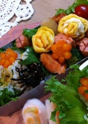 鮭弁当-レシピのメイン写真