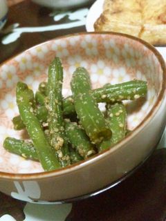 インゲンのゴマ和え-レシピのメイン写真