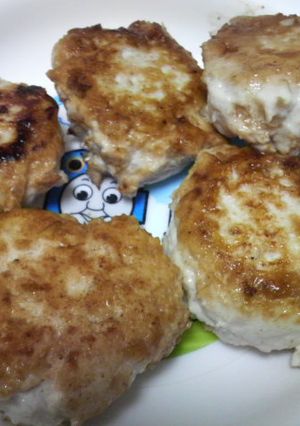 幼児食☆ささみんちでヘルシーハンバーグ-レシピのメイン写真