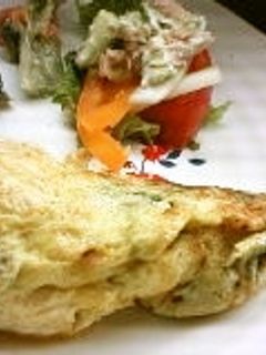 ほうれん草とハムのチーズオムレツ-レシピのメイン写真