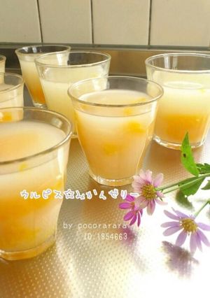 簡単☆みかんゼリー☆みかん缶詰+カルピス-レシピのメイン写真