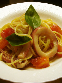 魚介類の冷製パスタ-レシピのメイン写真