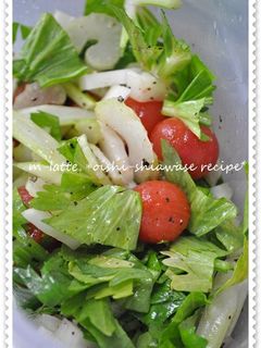 トマトとセロリのマリネ-レシピのメイン写真
