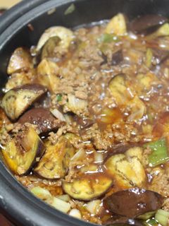 ホットプレート麻婆ナス-レシピのメイン写真