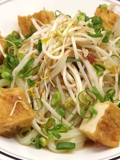 厚揚げと梅の梅雨対策うどん-レシピのメイン写真