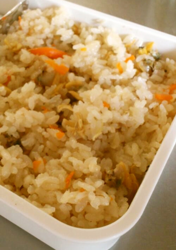 アサリの炊き込みご飯 簡単 (麺つゆ)-レシピのメイン写真