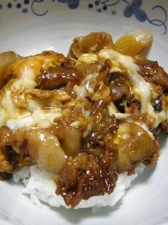 豚肉と玉ねぎの甘辛玉子丼-レシピのメイン写真