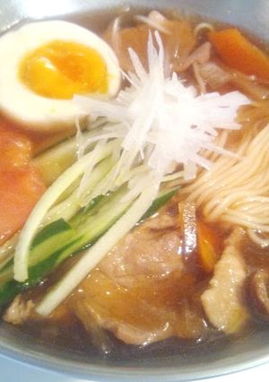 超簡単！けんちん冷やしそうめん-レシピのメイン写真