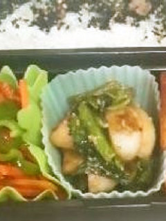 小松菜のオイスター炒め(お弁当用に♪)-レシピのメイン写真