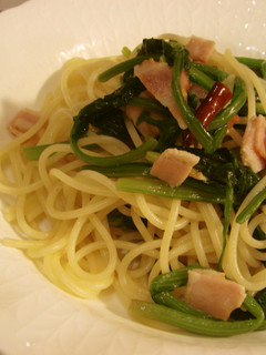 ほうれん草とベーコンのパスタ-レシピのメイン写真