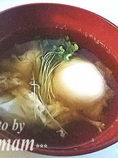 玉吸(たまごのお吸い物)-レシピのメイン写真
