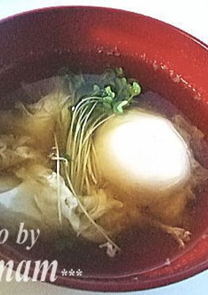 玉吸(たまごのお吸い物)-レシピのメイン写真