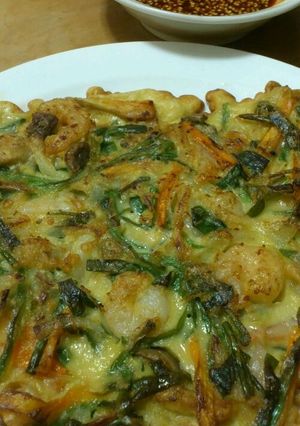 韓国料理 チヂミ-レシピのメイン写真