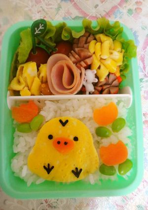 簡単キャラ弁　黄色い鳥-レシピのメイン写真