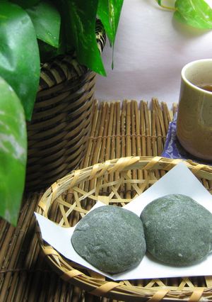 もち粉で草もち-レシピのメイン写真