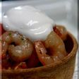 トマトと海老のタルト