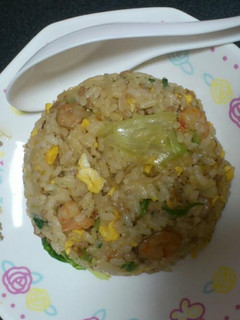 簡単☆海老レタス炒飯☆-レシピのメイン写真