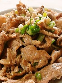 豚小間の ネギ塩炒め めっちゃ簡単♬-レシピのメイン写真