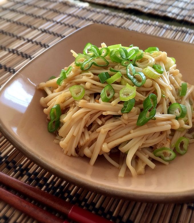 レンジで簡単☆ピリ辛蒸しえのき by ラムち 【クックパッド】 簡単