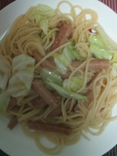 キャベツとスパムのペペロンチーノ-レシピのメイン写真