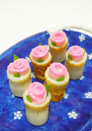 キャラ弁おかず*バラ蒲鉾のチーズちくわ♪-レシピのメイン写真