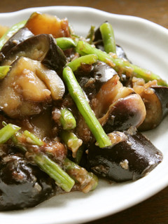 醤油麹deなすとインゲン豆の炒め煮-レシピのメイン写真