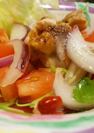 パリパリチキンのタイ風サラダ-レシピのメイン写真