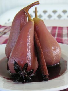 洋梨のコンポート・赤ワイン煮♪-レシピのメイン写真