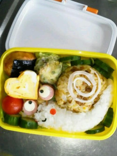 簡単キャラ弁♪カタツムリ☆-レシピのメイン写真