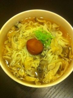 湯葉と梅干のあんかけうどん-レシピのメイン写真
