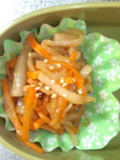 ☆お弁当☆大根のきんぴら-レシピのメイン写真