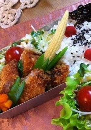トンカツ弁当-レシピのメイン写真