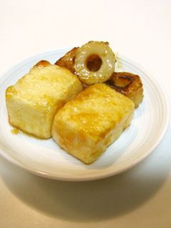 【お弁当】豆腐とちくわの甘辛炒め-レシピのメイン写真