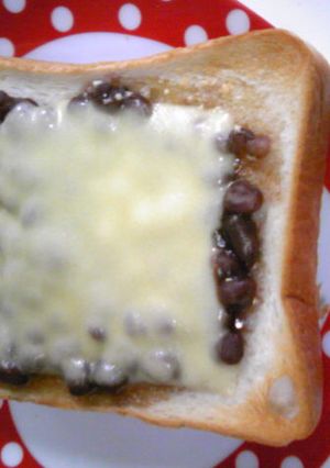 あんこハニーチーズトースト-レシピのメイン写真
