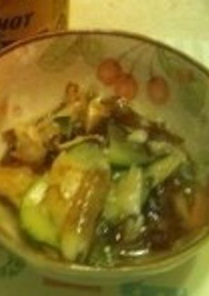 干物リメイク～パックのもずく酢だけ♪-レシピのメイン写真