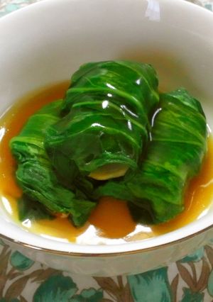 チンゲン菜とベーコンの煮物-レシピのメイン写真