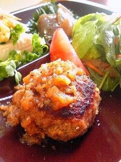 ハンバーグ♪おろし玉ねぎの和風ソース-レシピのメイン写真