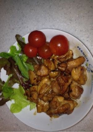 簡単適当 鶏もも肉の照焼き風(；´Д`A-レシピのメイン写真